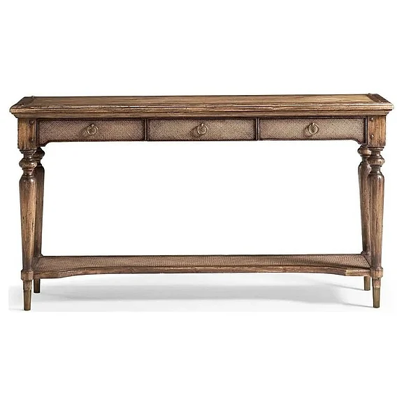 Jonathan Charles Palm Court Balmond Console Table in Brown 491340-C012