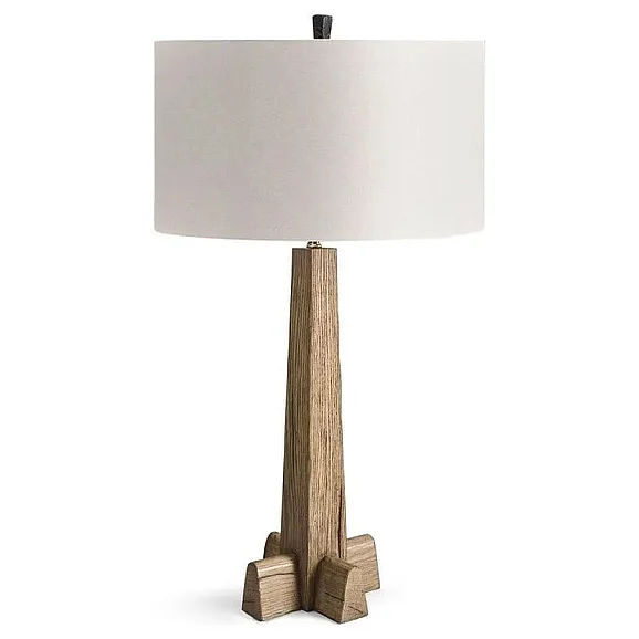Jonathan Charles Echo Canyon Table Lamp in Faded Oak 491352-FDO
