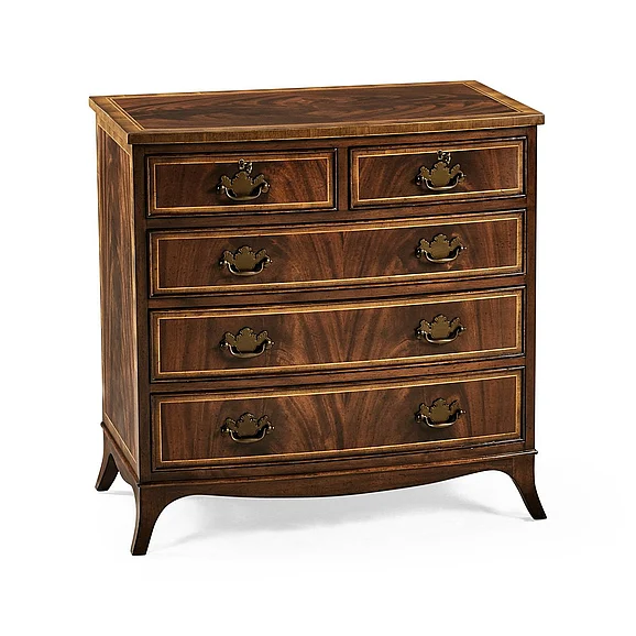 Jonathan Charles Buckingham Bedside Chest in Medium Antique Mahogany 492262-MAH