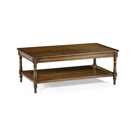 Jonathan Charles Buckingham Coffee Table in Medium Walnut 494637-WAL