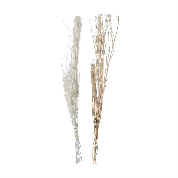 UMA Brown Dried Plant Pigeon pea Tall Sticks Home Decor Natural Foliage, 2 Assorted 9"W, 57"H | 49599 CLOSEOUT