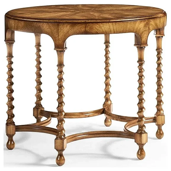 Jonathan Charles Orsman Round Centre Table in Caramel 496229-CCJ