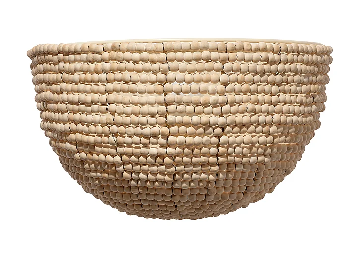 Jamie Young Jamie Young Barnacle 1-Light Beaded Demi Lune Wall Sconce 4BARN-DENA