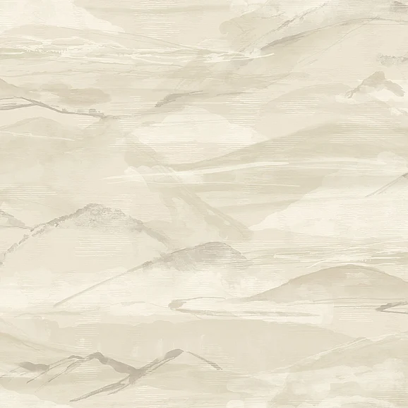 York Chesapeake Bozeman Mountains Bone Wallpaper (Double Roll) 4142-72627