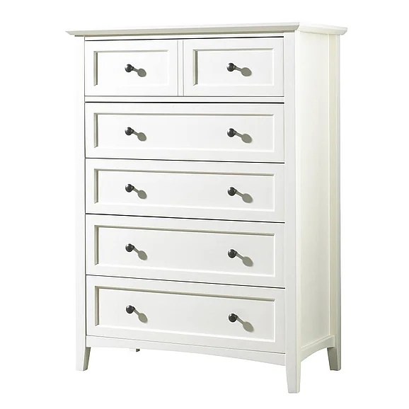Modus Paragon 5-Drawer Chest in White 4NA484A