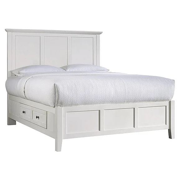 Modus Paragon Full Storage Bed in White 4NA4D4