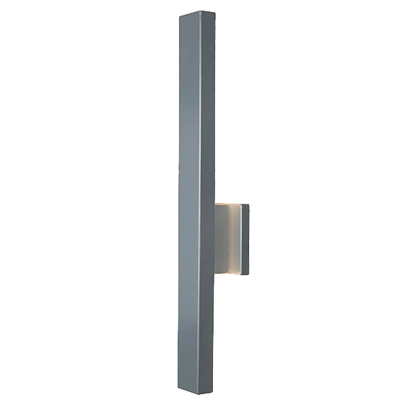 Abra Wet Location Straight Wall Fixture in Silica 50001ODW-SL-Yoga