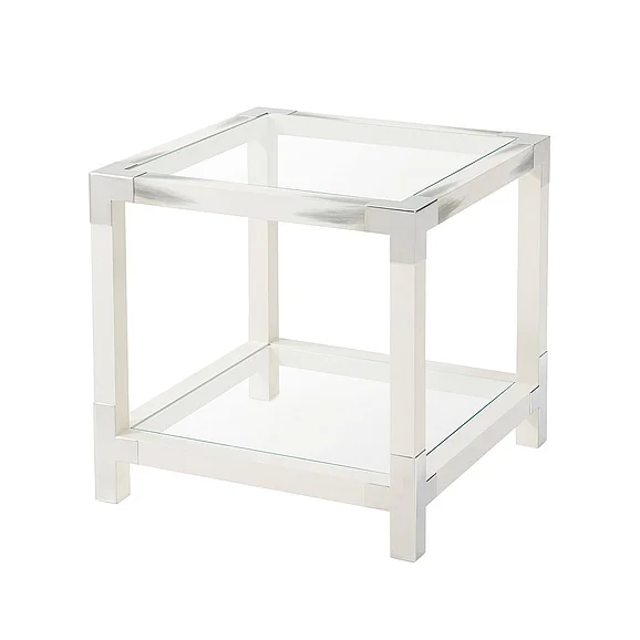 Theodore Alexander Cutting Edge Accent (Longhorn White) Table 5002-299