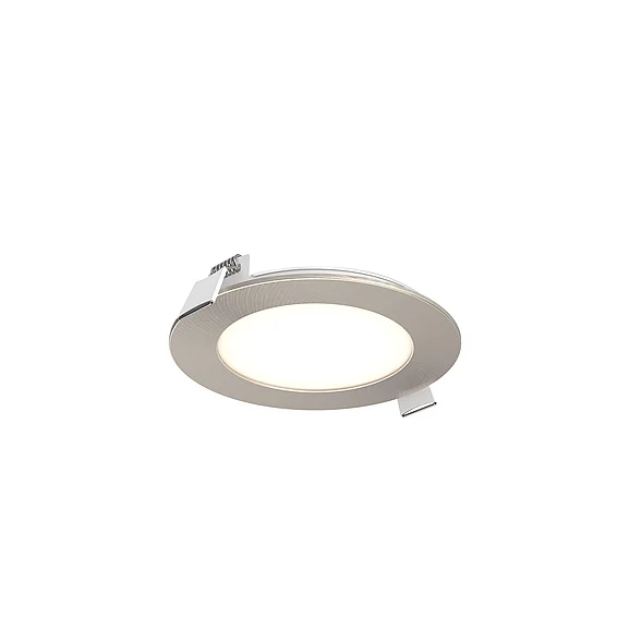 Dals Lighting 4in Round Panel Light in Satin Nickel 5004-CC-V-SN