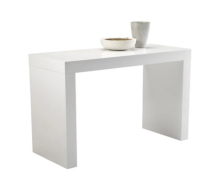 SUNPAN Ikon Faro C-Shape Counter Table in White 50258
