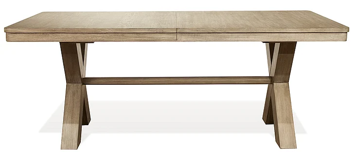 Riverside Sophie Rectangular Trestle Dining Table in Natural 50352-48