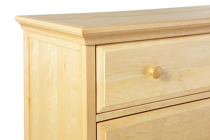 Maxtrix Crown and Base Kit for 2 Drawer Nightstand and 3.5 Drawer Nightstand in Natural 5035-001