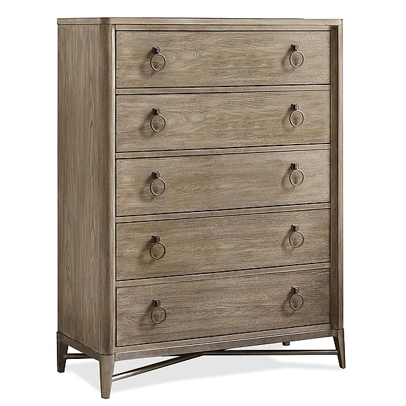 Riverside Sophie 5 Drawer Chest in Natural 50365