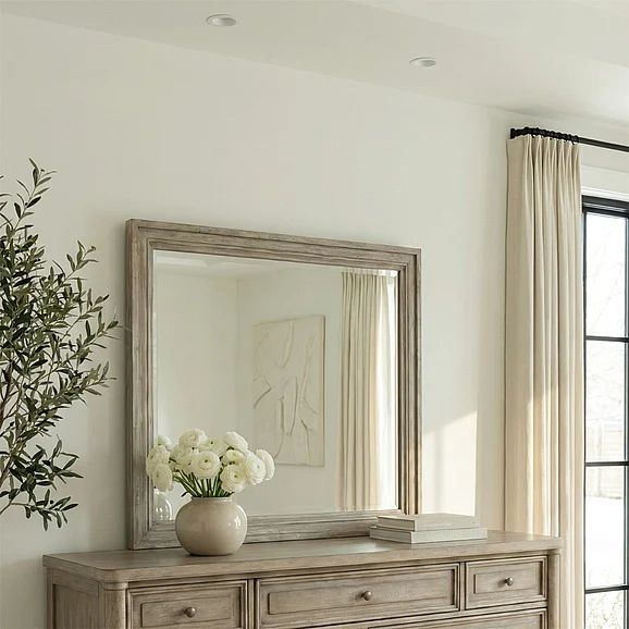 Liberty Furniture Rochelle Park Mirror in Smokey Taupe 508-BR51