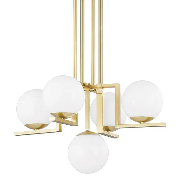 Hudson Valley Lighting Tanner Chandelier 5085-AGB