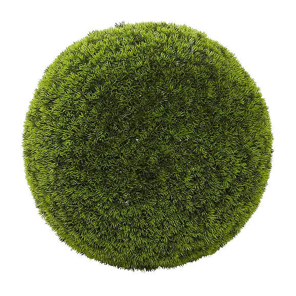 UMA Green Faux Foliage Topiary Indoor Outdoor Artificial Foliage Ball, 22" x 22" x 22" | 50853