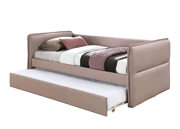 Emma Mason Signature Mountain Ember Uph Twin Trundle Daybed in Dusty Rose