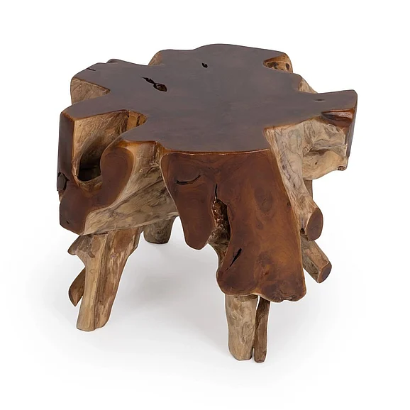 Classic Home Groot End Table in Brown 51000069