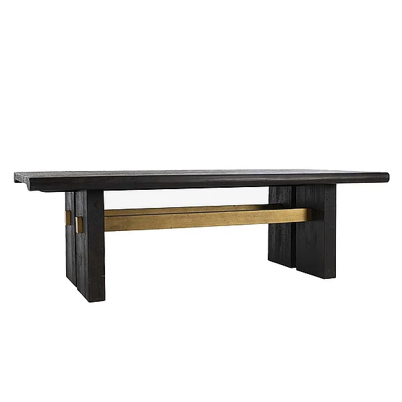 Classic Home Larson 96" Dining Table in Black 51031246 PROMO