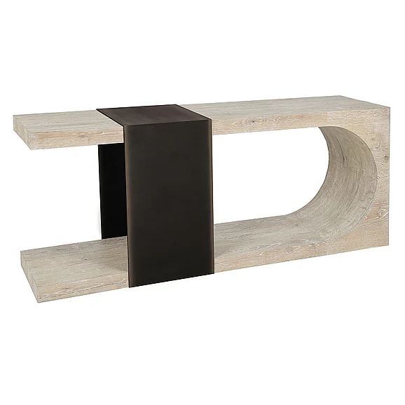 Classic Home Danica Console Table in White 51031353 PROMO