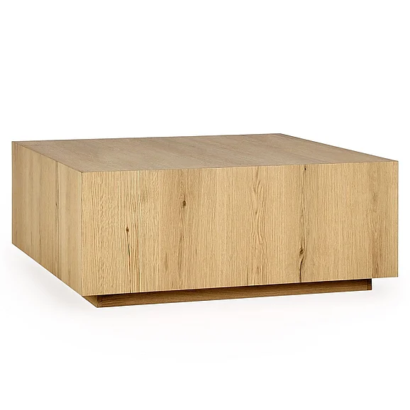Classic Home Layne 42" Square Coffee Table with Casters in Natural 51031406 PROMO