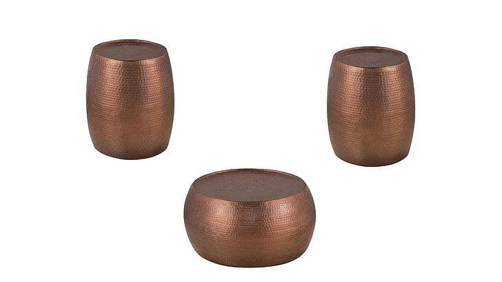 Galaxy Home CT-501 3pc Occasional Set in Copper