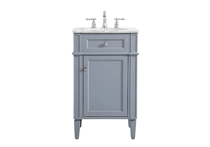Elegant 21 In. Single Bathroom Vanity in Grey VF12521GR