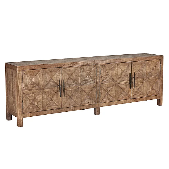 Classic Home Elani 4 Drawer Sideboardin Brown 52003634