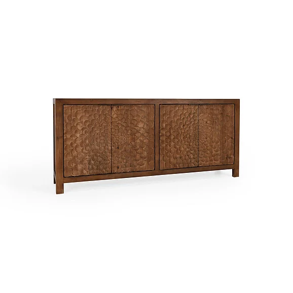 Classic Home Astrid Reclaimed Pine Buffet Sideboard in Brown 52004637