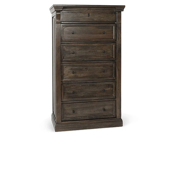 Classic Home Adelaide 6 Drawer Chest in Cocoa Brown 52010924