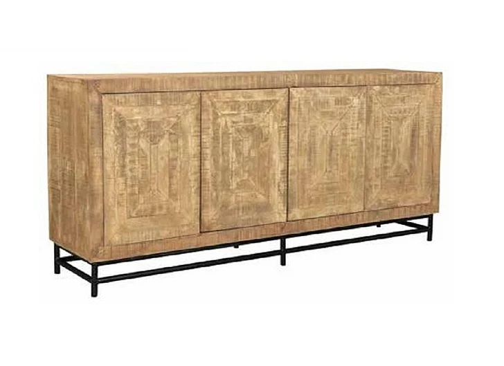 Meva Furniture Marinette Sideboard in Distressed and Toasted Almond 52229001