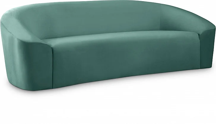Meridian Riley Velvet Sofa in Mint Velvet 610Mint-S