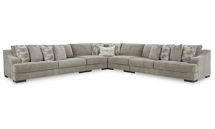 Bayless 5-Piece Sectional Set in Smoke