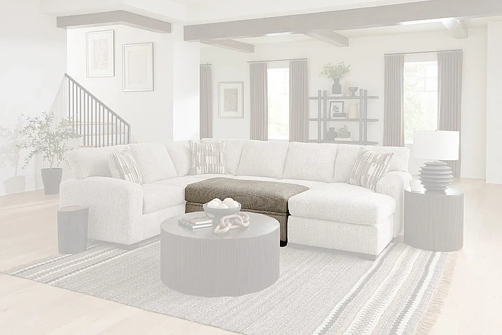 Peak Living 5250 Ottoman in Reckon Taupe 52506-3811 CUSTOM ITEM