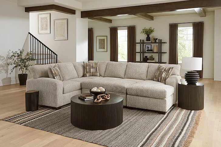 Peak Living 5250 2pc Living Room Set in Reckon Taupe CUSTOM ITEM