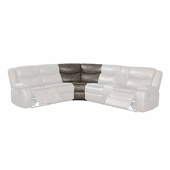 Acme Furniture Tavin Sectional Wedge in Taupe 52541WED