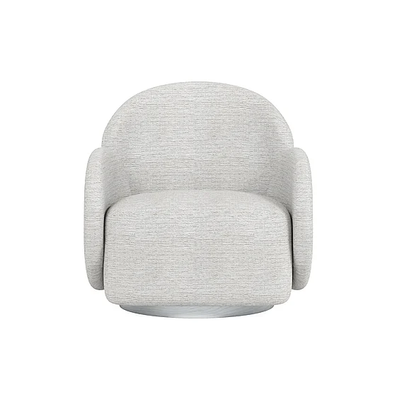 A.R.T. Furniture Rothko Fabric Swivel Chair in Driftwood 529516-5517