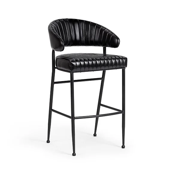 Classic Home Umbria 30" Bar Stool in Jet Black 53001982