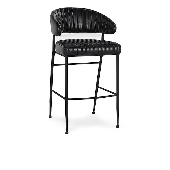 Classic Home Umbria 30" Bar Stool in Jet Black 53001982