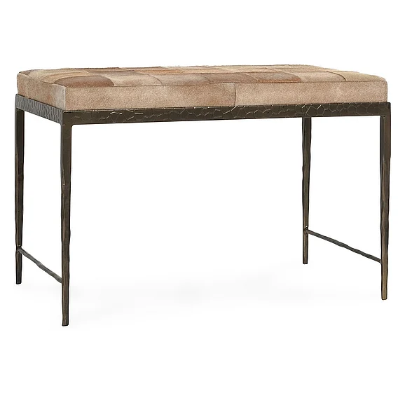 Classic Home Achen Hide 28" Bench Blonde in Blone 53002018