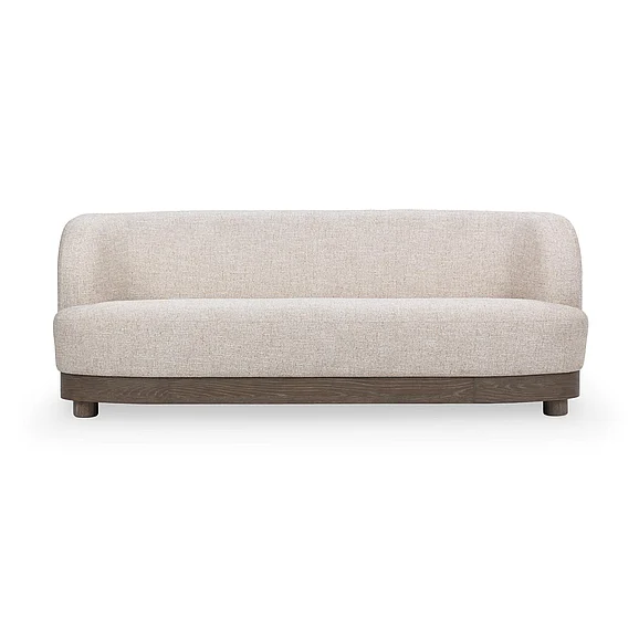 Classic Home Meera Upholstered Fabric Sofa in Latte 53006569 PROMO