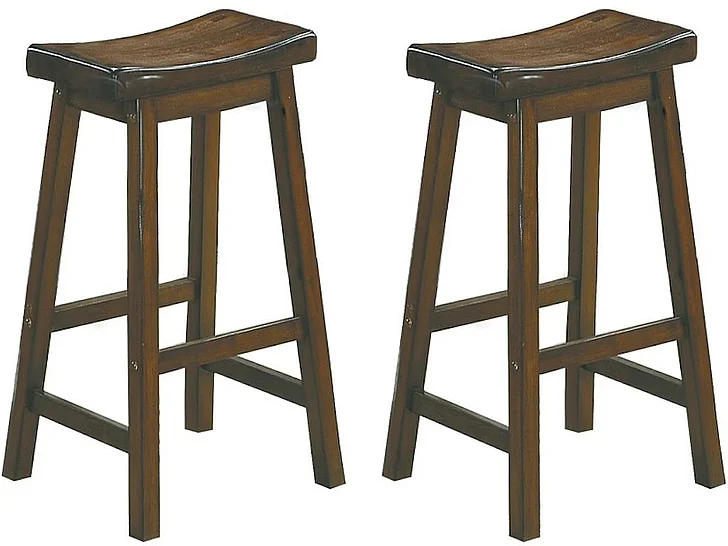 Homelegance Saddleback 29 Pub Height Stool, RTA in Cherry 5302C-29