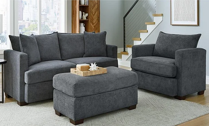 Peak Living 5300 2pc Living Room Set in Patagonia Gunmetal CUSTOM ITEM
