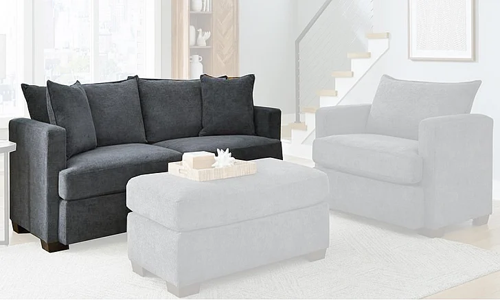 Peak Living 5300 Sofa in Patagonia Gunmetal 5303-2364 CUSTOM ITEM