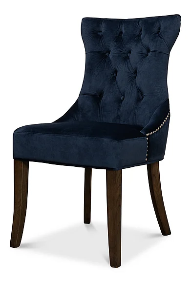 Sarreid Sophie Side Chair in Navy Blue 53038 (Set of 2)