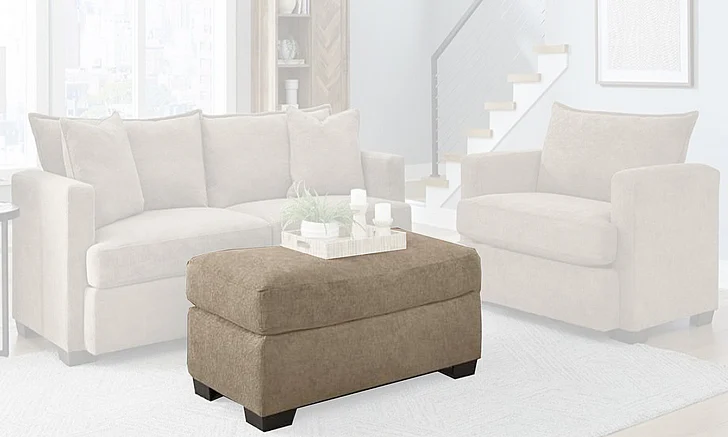 Peak Living 5300 Ottoman in Patagonia Praline 5305-2362 CUSTOM ITEM