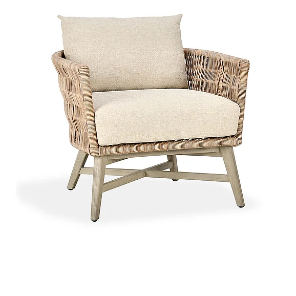 Classic Home Collins Outdoor Accent Chair in Natural/Sand 53051658