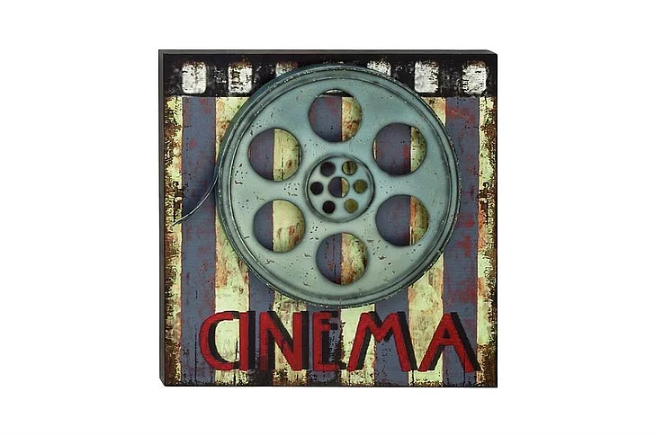 UMA Beige Wooden Wall Decor, 20" x 1" x 20" | 53282