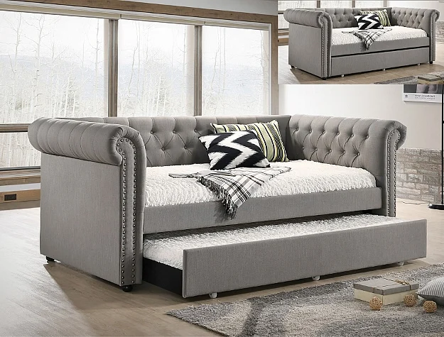 Crown Mark Ellie Daybed in Dove Gray