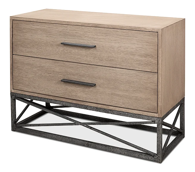 Sarreid Blyth Chest in Flaky Pine 53347 CLOSEOUT